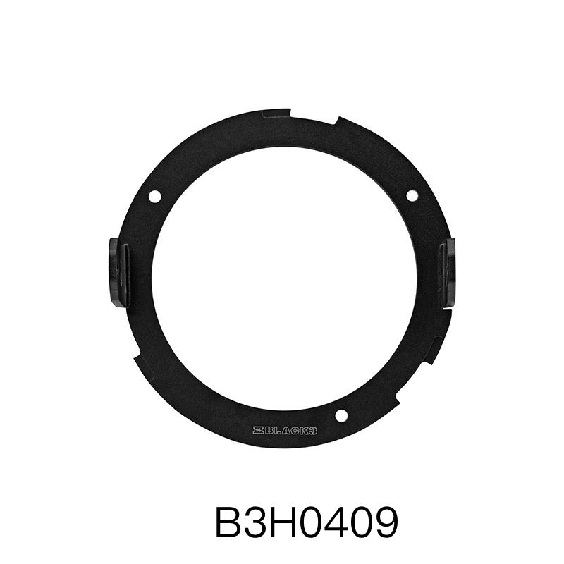 Baja Designs lamp bracket for Harley-Davidson, close-up