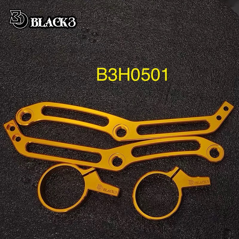 Ohlins steering damper bracket for Harley-Davidson, product front view