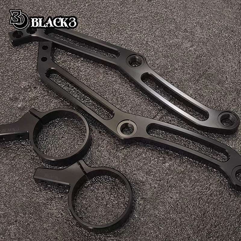Ohlins steering damper bracket for Harley-Davidson, detail view