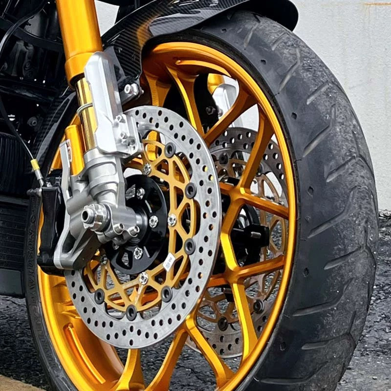 CNC 7-Spoke Forged Wheel for Harley | Black3 – Black3 Canada