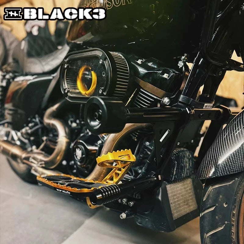 Touring crashbar II for Harley-Davidson, detail view