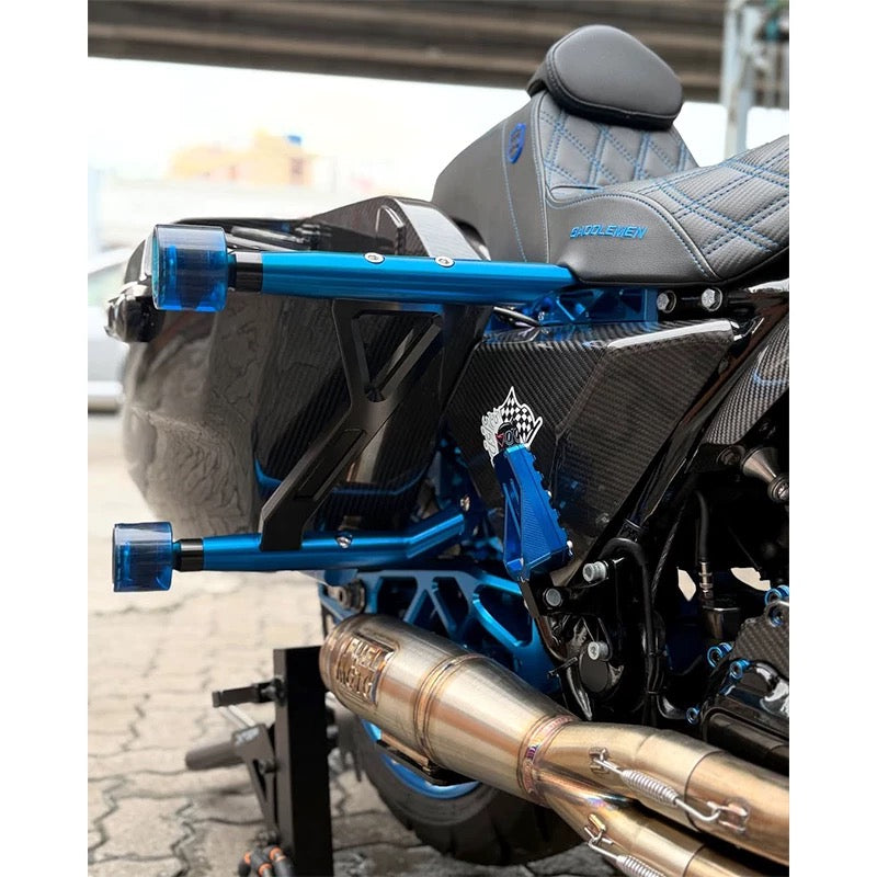 aluminum rear crashbar for Harley-Davidson Touring, product front view