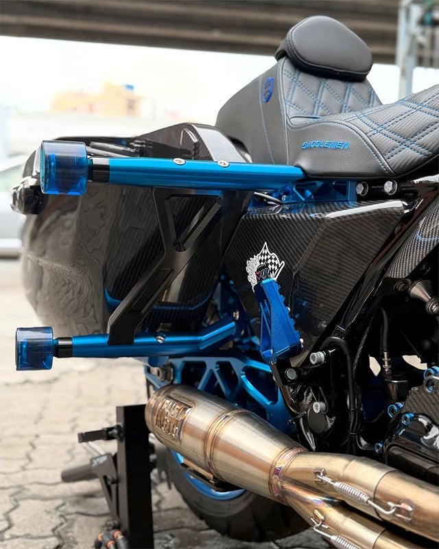 aluminum rear crashbar for Harley-Davidson Touring, product front view