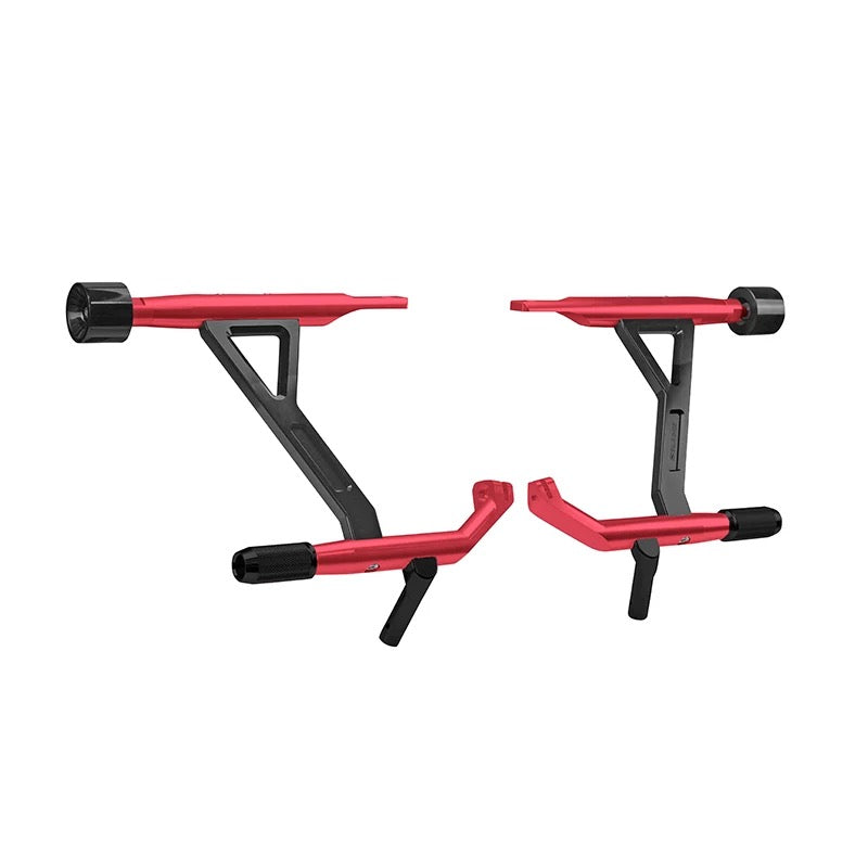 aluminum rear crashbar for Harley-Davidson Touring, side profile
