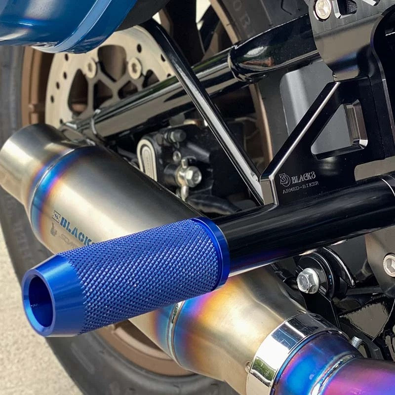 Black3 Aluminum Softail Rear Crashbar