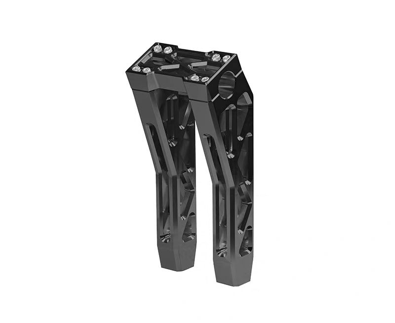 T800 CNC hollow handlebar riser for Harley-Davidson, close-up