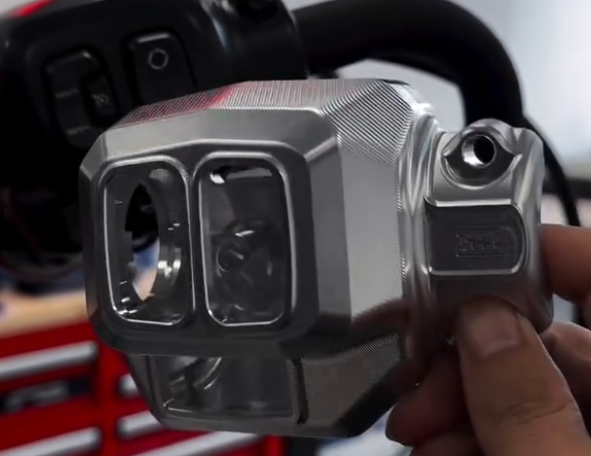 Harley CNC Billet Switch Housing