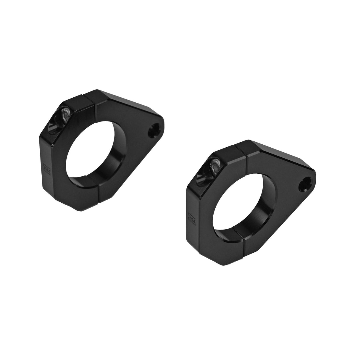 Baja S2 spotlight bracket for Harley-Davidson, pair of billet crash bar clamps