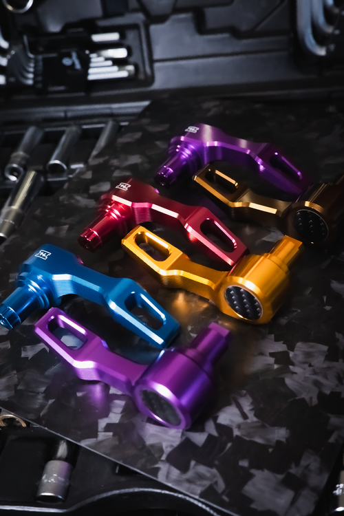 CNC saddlebag switch for Harley-Davidson Touring, mixed colours